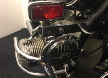 Vackra detaljer i fin kombination på BMW R60 från 1954.