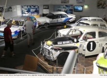 En del av museet visade Volvos tävlingsverksamhet. Bl.a. Joginder Singhs PV och Rickard Rydells Volvo 855